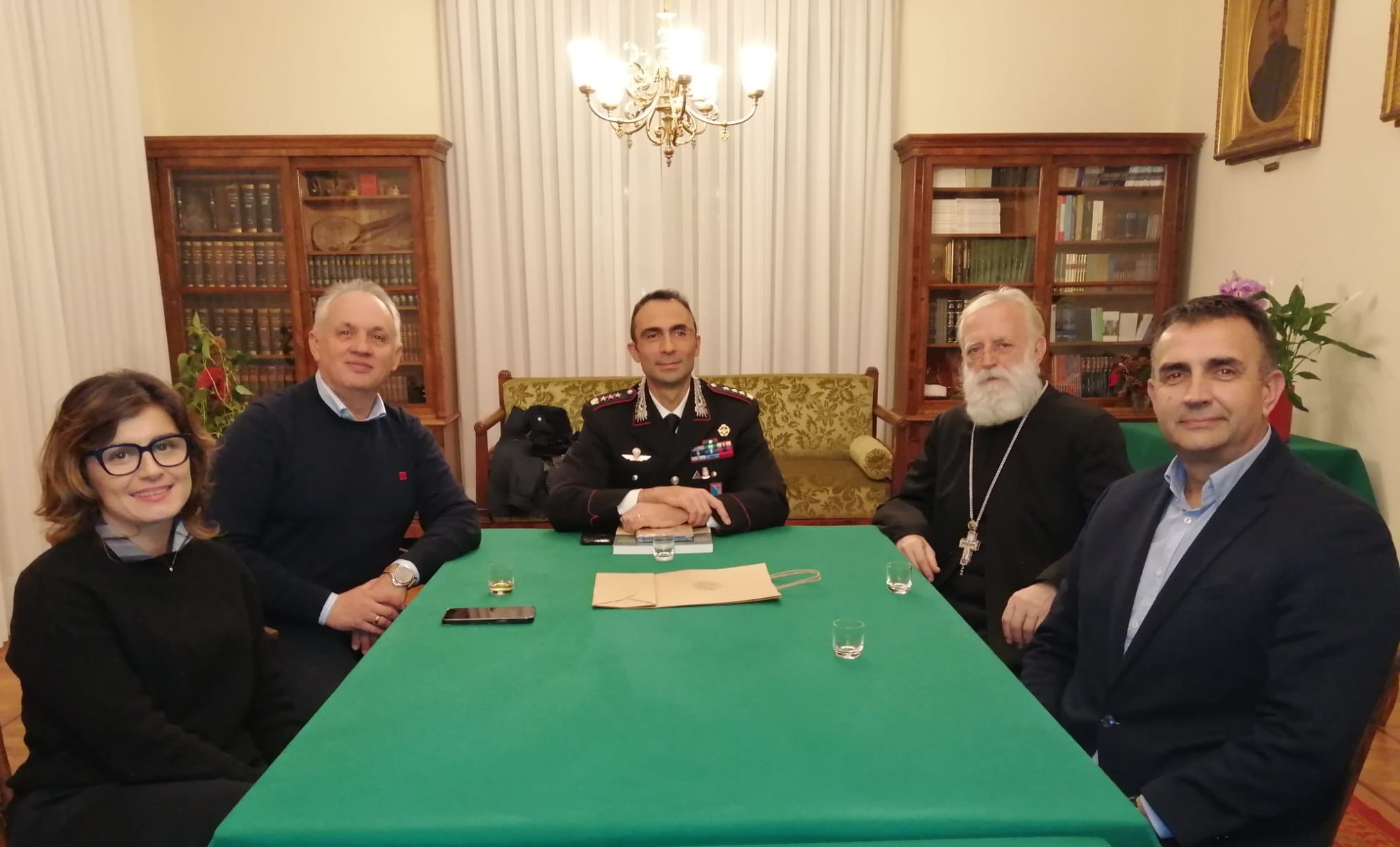 Il nuovo Comandante Provinciale dell’Arma dei Carabinieri in visita alla Comunità Serba Image